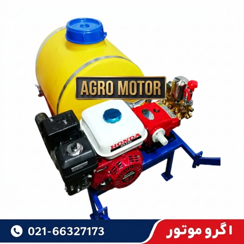 قیمت سمپاش فرغونی 100 لیتری هوندا با پمپ 45 بار لوشانگی
