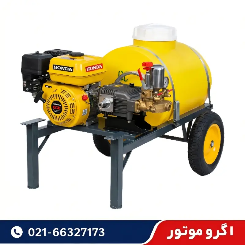 قیمت سمپاش فرغونی 100 لیتری هوندا GX220 با پمپ رینوپاوری