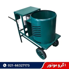 دستگاه پوست کن گردو و بادام 2 اسب با ورق ضد سایش