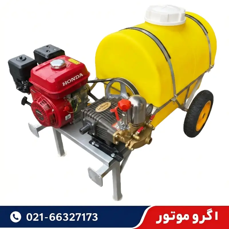 قیمت سمپاش فرغونی 100 لیتری هوندا پرو با پمپ 60 بار لوشانگ تایوان