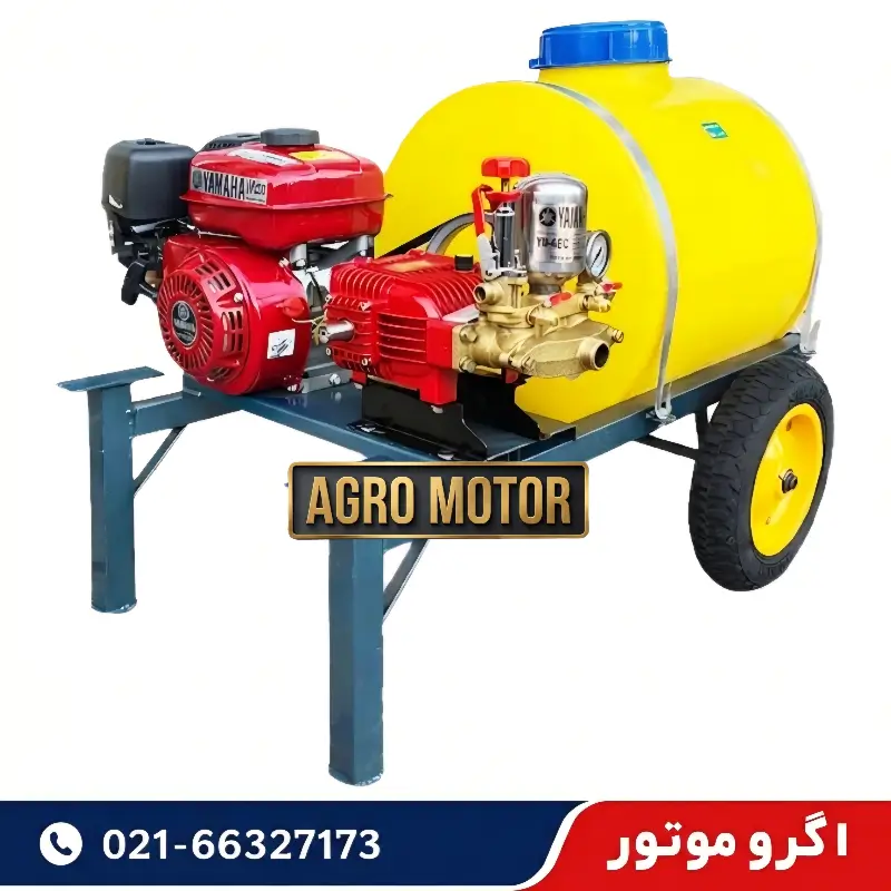 قیمت سمپاش فرغونی 100 لیتری یاماها YM220 با پمپ رینوپاوری 45 بار